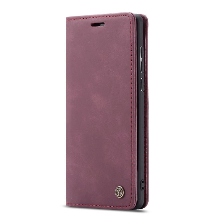 For Galaxy A71 CaseMe Multifunctional Horizontal Flip Leather Case, with Card Slot & Holder & Wallet(Wine Red) - Galaxy Phone Cases by CaseMe | Online Shopping UK | buy2fix