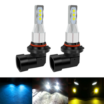 1 Pair 9006 DC 12V-24V 12W 1800LM Car LED Fog Light(White Light) - In Car by buy2fix | Online Shopping UK | buy2fix