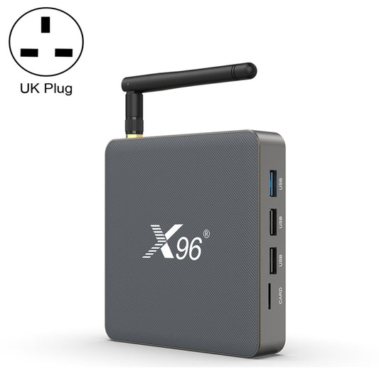 X96 X6 8K Smart TV BOX Android 11.0 Media Player, RK3566 Quad Core ARM Cortex A55, RAM: 8GB, ROM: 64GB, Plug Type:UK Plug - Consumer Electronics by buy2fix | Online Shopping UK | buy2fix