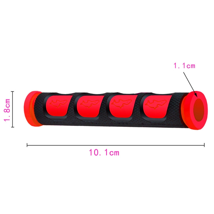 2 PCS Motorcycle Modification Accessories PVC Horn ShapeHand Grip Cover Handlebar Set(Red) - In Car by buy2fix | Online Shopping UK | buy2fix