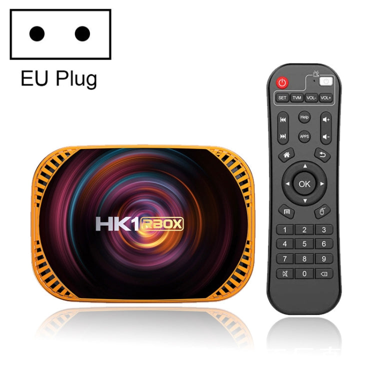 MECOOL HK1RBOX X4 4K TV Box, Android 11 Amlogic S905X4 CPU with RC 4GB+128GB(EU Plug) - Amlogic S905 by MECOOL | Online Shopping UK | buy2fix