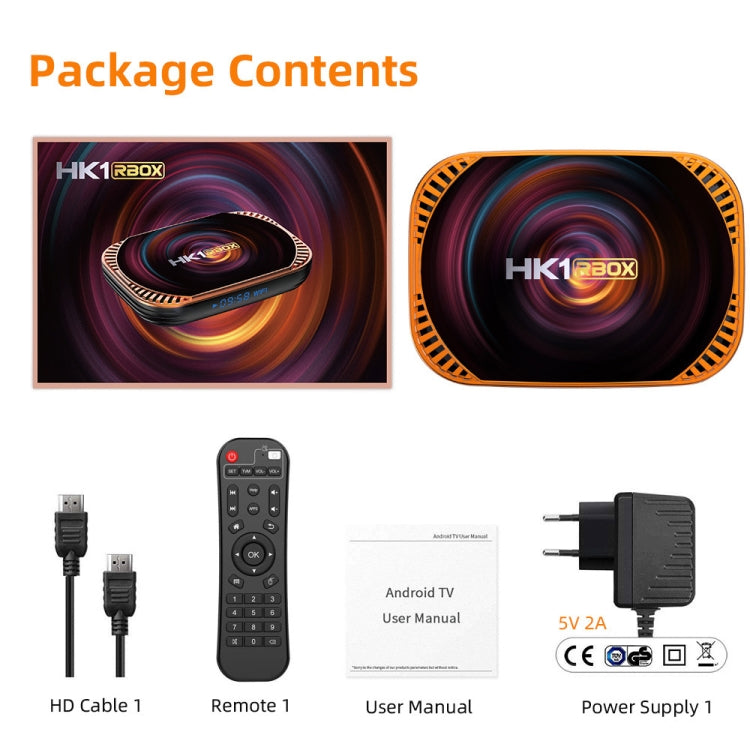 MECOOL HK1RBOX X4 4K TV Box, Android 11 Amlogic S905X4 CPU with RC 4GB+128GB(EU Plug) - Amlogic S905 by MECOOL | Online Shopping UK | buy2fix