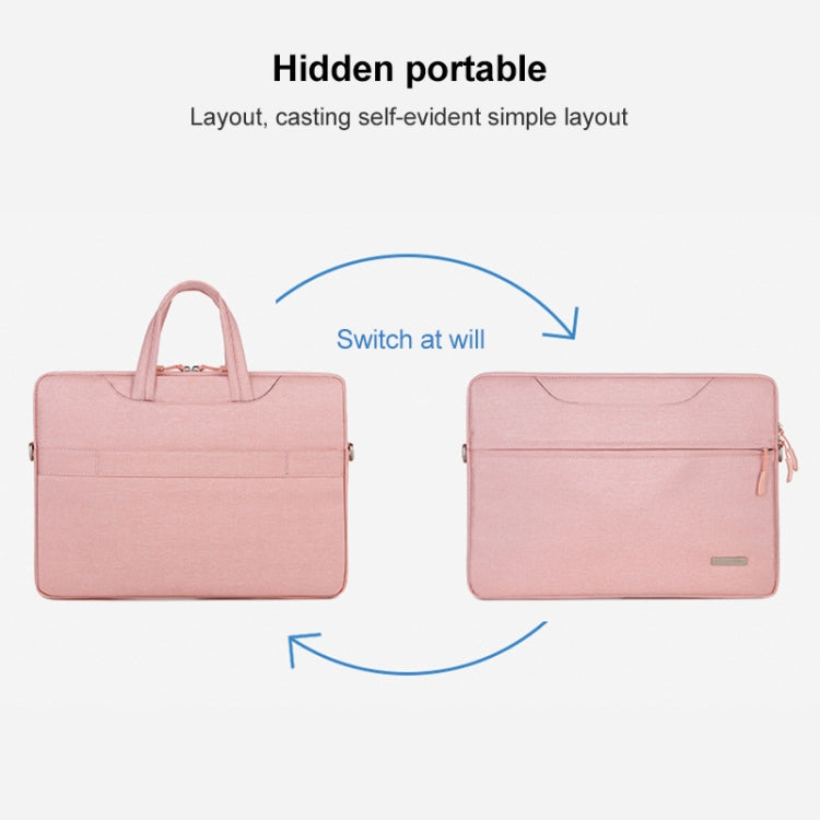 Handbag Laptop Bag Inner Bag with Shoulder Strap, Size:16.1 inch(Pink) - Other by buy2fix | Online Shopping UK | buy2fix