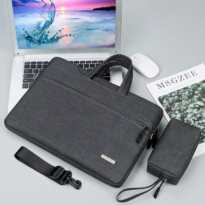 Handbag Laptop Bag Inner Bag with Shoulder Strap/Power Bag, Size:12 inch(Dark Grey) - Other by buy2fix | Online Shopping UK | buy2fix