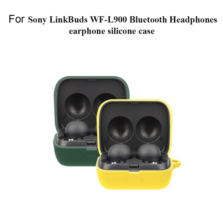 Bluetooth Earphone Silicone Protective Case For Sony LinkBuds WF-L900-2(Yellow) - Sony Earphone Case by buy2fix | Online Shopping UK | buy2fix