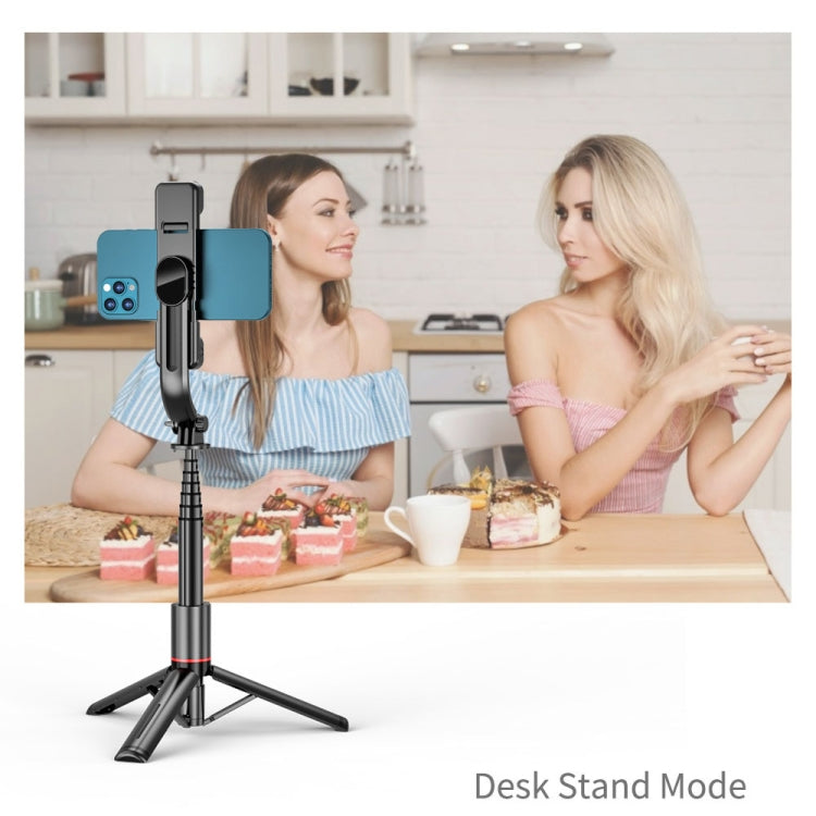 L12D Bluetooth Remote Control Detachable Fill Light Tripod Selfie Stick Phone Holder - Consumer Electronics by buy2fix | Online Shopping UK | buy2fix