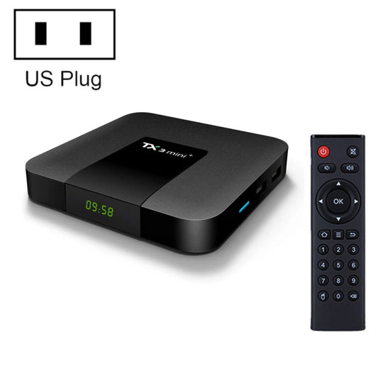 TX3 mini+  Android 11.0 Smart TV Box, Amlogic S905W2 Quad Core, Memory:2GB+16GB, 2.4GHz WiFi(US Plug) - Consumer Electronics by buy2fix | Online Shopping UK | buy2fix