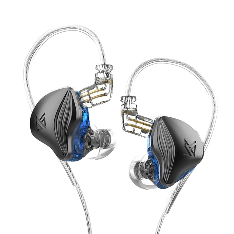 KZ-ZEX 1.2m Electrostatic Dynamic In-Ear Sports Music Headphones, Style:Without Microphone(Gun Grey) - In Ear Wired Earphone by KZ | Online Shopping UK | buy2fix