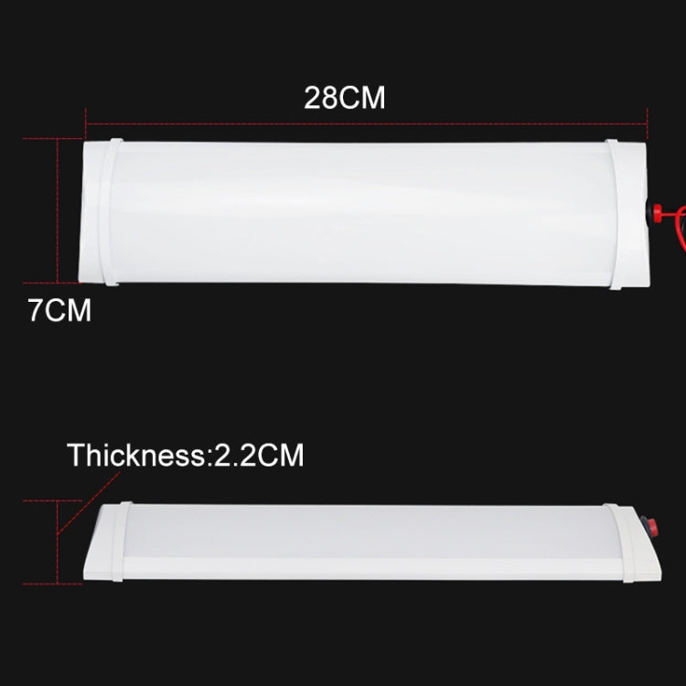 2 PCS ZS-3330 Truck LED Inside Reading Light Car Cabin Light Bar, Voltage:DC12-80V(White Light) - In Car by buy2fix | Online Shopping UK | buy2fix