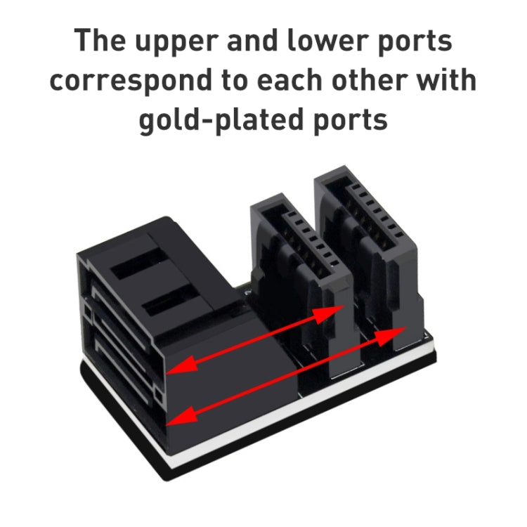 5 PCS Motherboard SATA 7Pin Dual Interface, Model:PH572 180 Degree - Others by buy2fix | Online Shopping UK | buy2fix