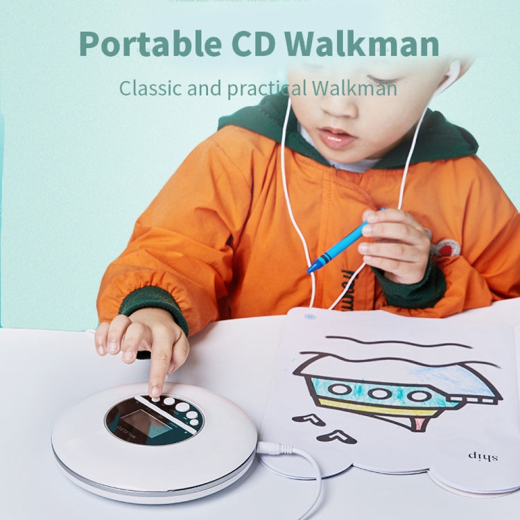 Kecag KC-706 Portable Walkman CD Player(Black) - DVD & LCD Player by Kecag | Online Shopping UK | buy2fix