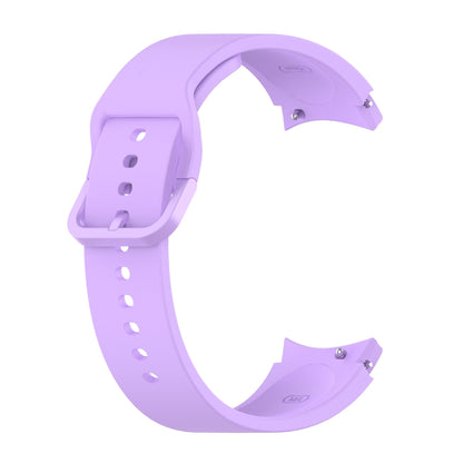 For Samsung Galaxy Watch 5 40mm Official Silicone Watch Band, Size:S(Purple) - Smart Wear by buy2fix | Online Shopping UK | buy2fix