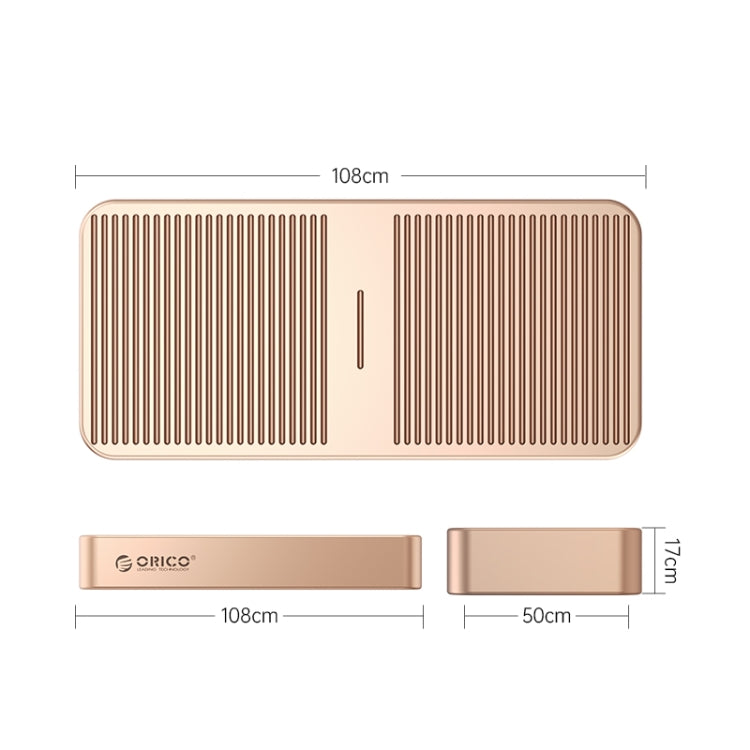 ORICO M224C3-U4-RG M.2 NVME 40Gbps SSD Enclosure(Gold) - HDD Enclosure by ORICO | Online Shopping UK | buy2fix