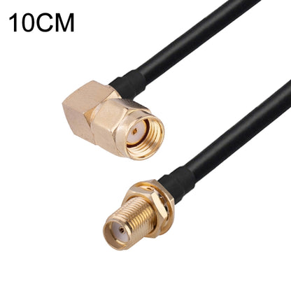 PR-SMA Male Elbow to SMA Female RG174 RF Coaxial Adapter Cable, Length: 10cm - Connectors by buy2fix | Online Shopping UK | buy2fix