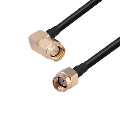 SMA Male Elbow to PR-SMA Male RG174 RF Coaxial Adapter Cable, Length: 20cm - Connectors by buy2fix | Online Shopping UK | buy2fix