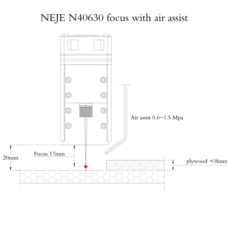 NEJE N40630 7.5W 450nm Laser Engraver Module Kits - DIY Engraving Machines by NEJE | Online Shopping UK | buy2fix