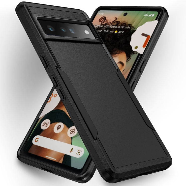 For Google Pixel 7 Pro Pioneer Armor Heavy Duty PC + TPU Phone Case(Black) - Google Cases by buy2fix | Online Shopping UK | buy2fix