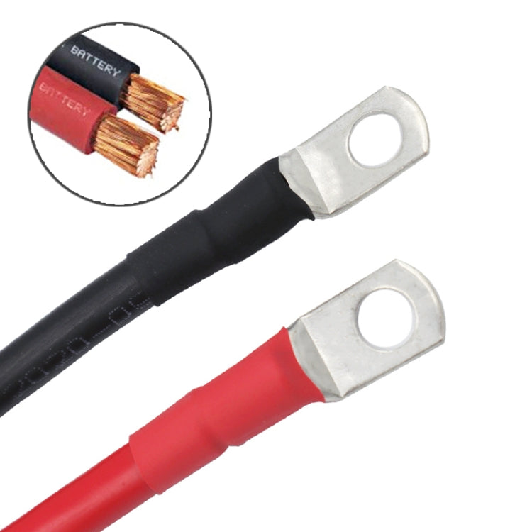 8AWG 10-6 Car 50cm Red + Black Pure Copper Battery Inverter Cable - In Car by buy2fix | Online Shopping UK | buy2fix