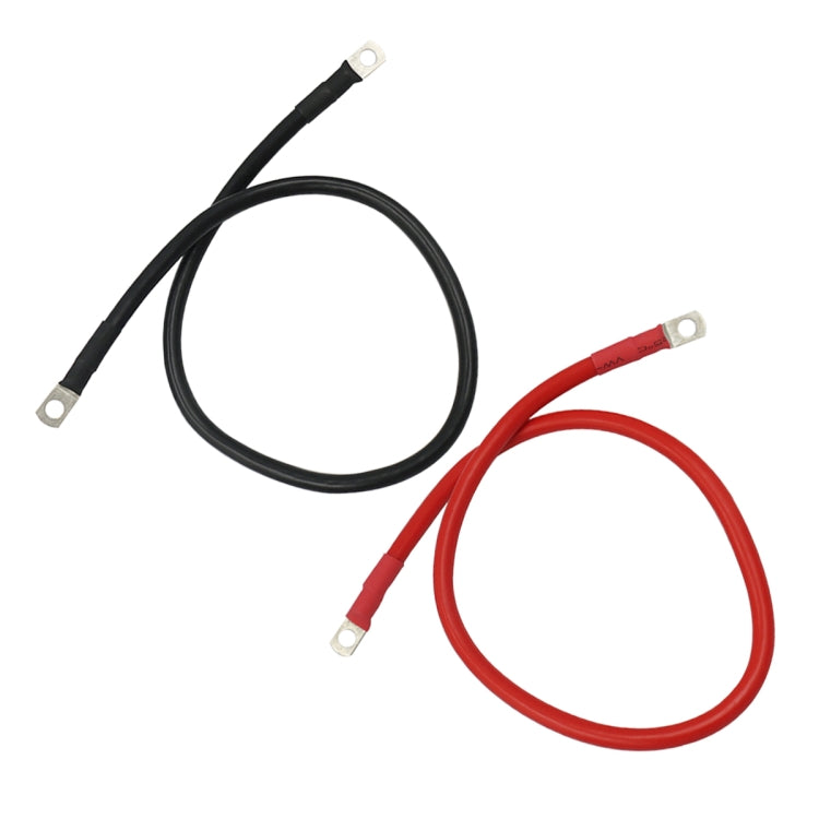 6AWG 25-8 Car 50cm Red + Black Pure Copper Battery Inverter Cable - Booster Cable & Clip by buy2fix | Online Shopping UK | buy2fix