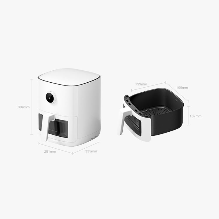 Original Xiaomi Mijia Smart Air Fryer Pro 4L OLED Screen Window Mijia APP Controlled, CN Plug - Home & Garden by Xiaomi | Online Shopping UK | buy2fix