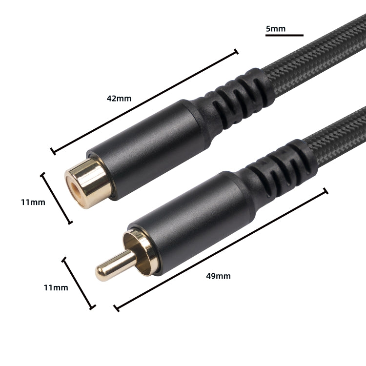 3709MF RCA Male to Female Audio & Video Extension Cable, Length:6m - RCA Cable by buy2fix | Online Shopping UK | buy2fix