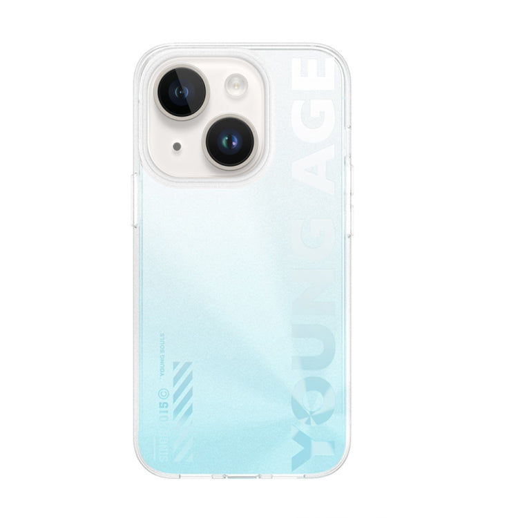 For iPhone 13 WEKOME Gorillas Gradient Colored Phone Case(Blue) - iPhone 13 Cases by WK | Online Shopping UK | buy2fix