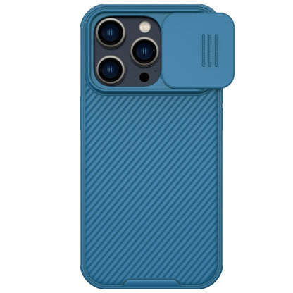 For iPhone 14 Pro NILLKIN CamShield Pro Protective Phone Case(Blue) - iPhone 14 Pro Cases by NILLKIN | Online Shopping UK | buy2fix