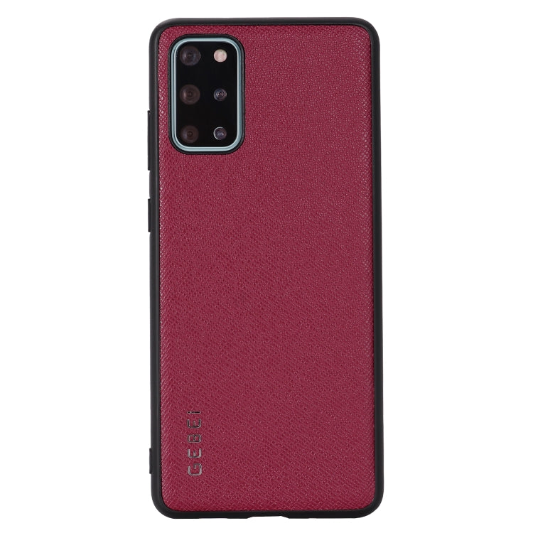 For Galaxy S20 Ultra GEBEI Full-coverage Shockproof Leather Protective Case(Red) - Galaxy Phone Cases by GEBEI | Online Shopping UK | buy2fix