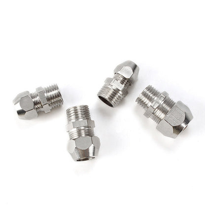 PC12-03 LAIZE Nickel Plated Copper Reducer Straight Pneumatic Quick Fitting Connector - Interface Series by LAIZE | Online Shopping UK | buy2fix