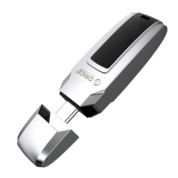 ORICO USB Flash Drive, Read: 100MB/s, Write: 50MB/s, Memory:256GB, Port:Type-C(Silver) - USB Flash Drives by ORICO | Online Shopping UK | buy2fix