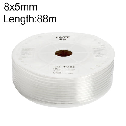 LAIZE Pneumatic Compressor Air Flexible PU Tube, Specification:8x5mm, 88m(Transparent) -  by LAIZE | Online Shopping UK | buy2fix