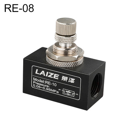 LAIZE Pneumatic Speed Regulating One-way Throttle Valve, Specification:RE-08 DN08mm -  by LAIZE | Online Shopping UK | buy2fix