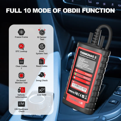 THINKCAR ThinkDiag 2 SP164-V Car Full System Diagnosis OBD2 Scanner - In Car by buy2fix | Online Shopping UK | buy2fix