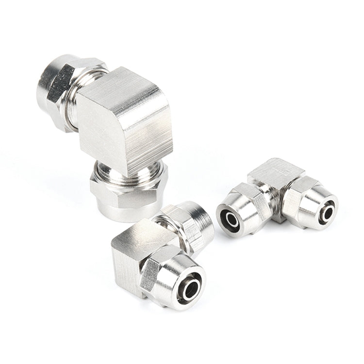 PV-8 LAIZE Nickel Plated Copper Elbow Pneumatic Quick Connector -  by LAIZE | Online Shopping UK | buy2fix