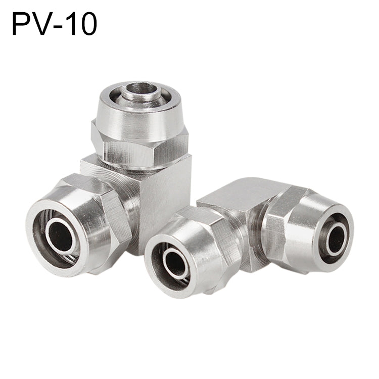 PV-10 LAIZE Nickel Plated Copper Elbow Pneumatic Quick Connector -  by LAIZE | Online Shopping UK | buy2fix