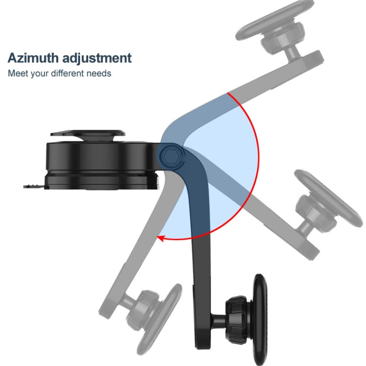 IMAK C5-X5A Dashboard Suction Cup Magnetic Car Holder(Black) - In Car by imak | Online Shopping UK | buy2fix