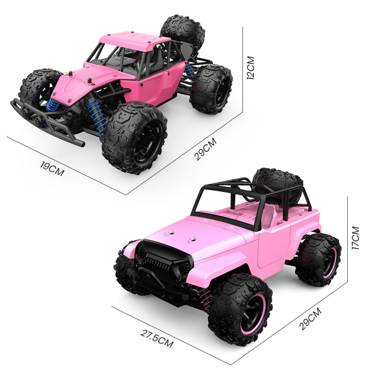 9304E 1:18 Full Scale Remote Control 4WD High Speed Car (Pink) - RC Cars by buy2fix | Online Shopping UK | buy2fix