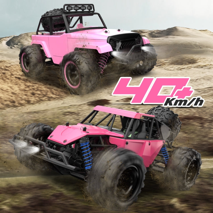 9304E 1:18 Full Scale Remote Control 4WD High Speed Car (Pink) - RC Cars by buy2fix | Online Shopping UK | buy2fix