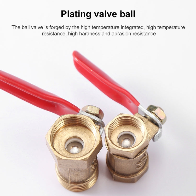 LAIZE Pneumatic Hose Connector Copper Ball Valve, Specification:Inside and Outside 4 1/2 inch -  by LAIZE | Online Shopping UK | buy2fix