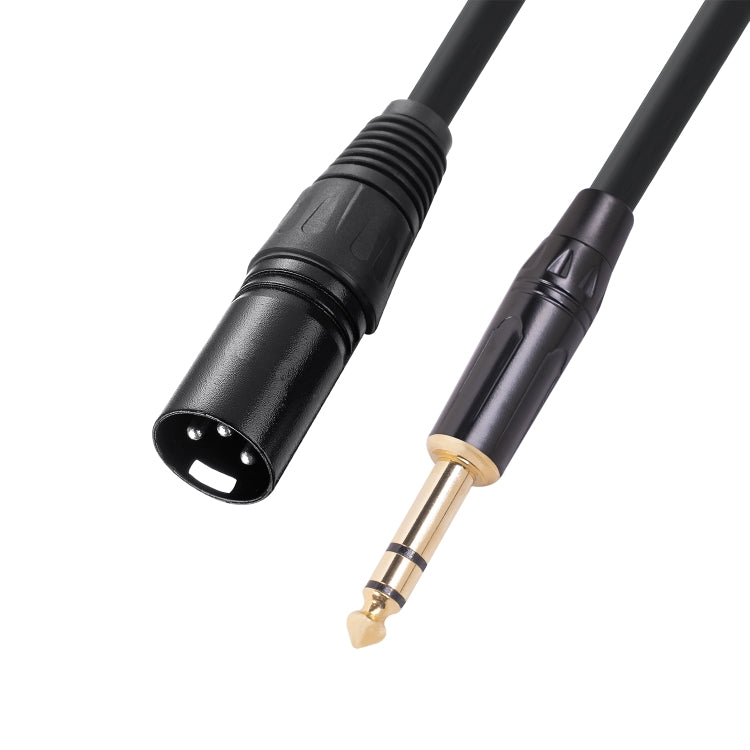 TC145BK19 6.35mm 1/4 inch TRS Male to XLR 3pin Male Audio Cable, Length:5m - Consumer Electronics by buy2fix | Online Shopping UK | buy2fix