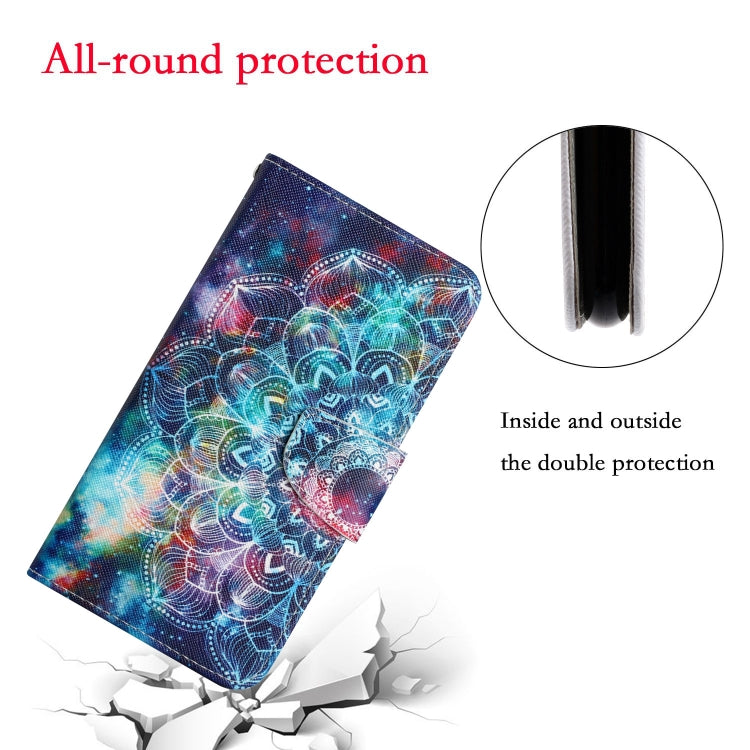 For Xiaomi Redmi A1 Colored Drawing Pattern Leather Phone Case(Star Mandala) - Xiaomi Cases by buy2fix | Online Shopping UK | buy2fix