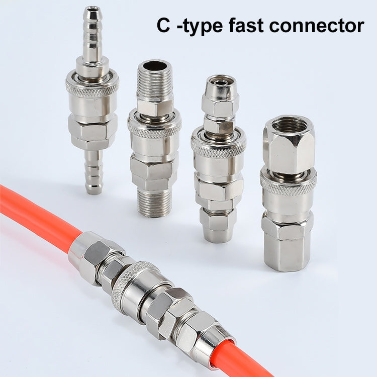 LAIZE PP-30 10pcs C-type Self-lock Air Tube Pneumatic Quick Fitting Connector -  by LAIZE | Online Shopping UK | buy2fix