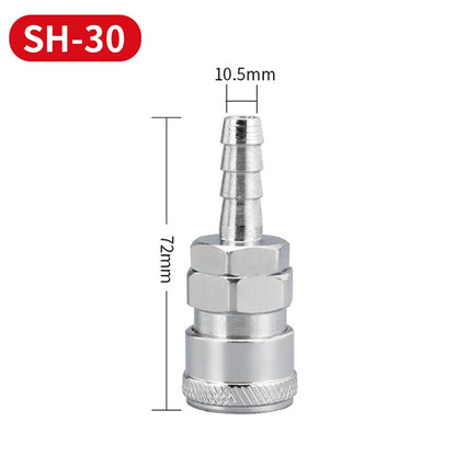 LAIZE SH-30 10pcs C-type Self-lock Air Tube Pneumatic Quick Fitting Connector -  by LAIZE | Online Shopping UK | buy2fix