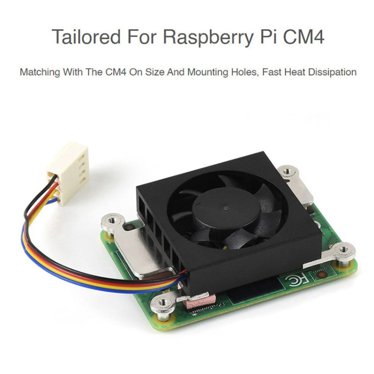 Waveshare Dedicated 3007 Cooling Fan for Raspberry Pi Compute Module 4 CM4, Power Supply:5V - Other Accessories by WAVESHARE | Online Shopping UK | buy2fix