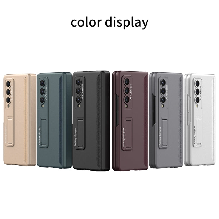 For Samsung Galaxy Z Fold4 GKK Magnetic Fold Full Coverage Anti Peep Phone Case(Dark Green) - Galaxy Z Fold4 5G Cases by GKK | Online Shopping UK | buy2fix