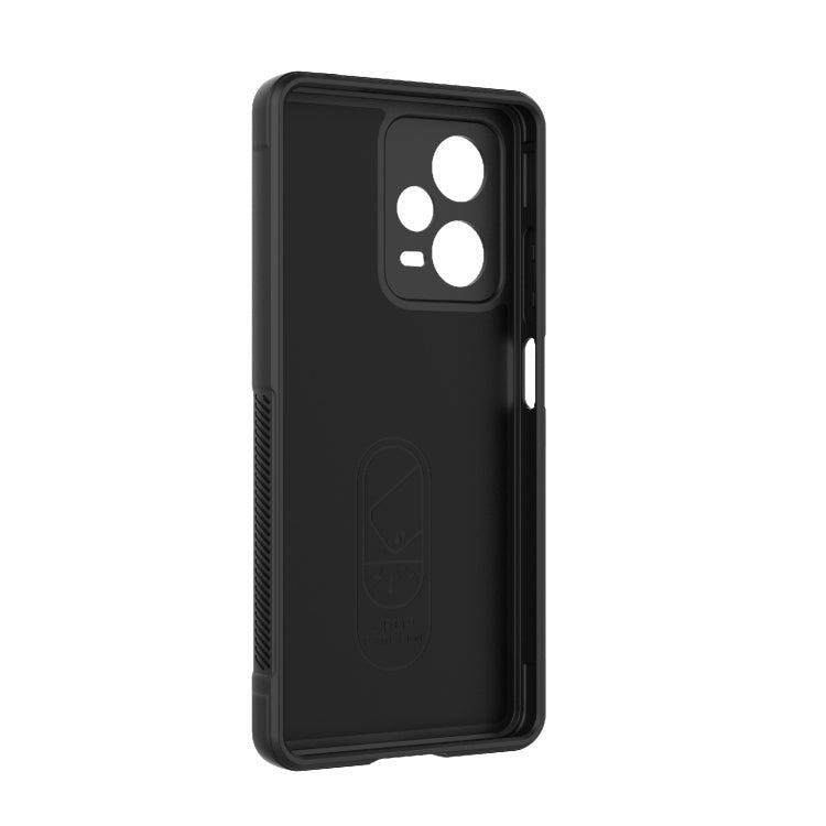 For Xiaomi Redmi Note 12 Pro+ China / Global Magic Shield TPU + Flannel Phone Case(Dark Green) - Note 12 Pro+ Cases by buy2fix | Online Shopping UK | buy2fix