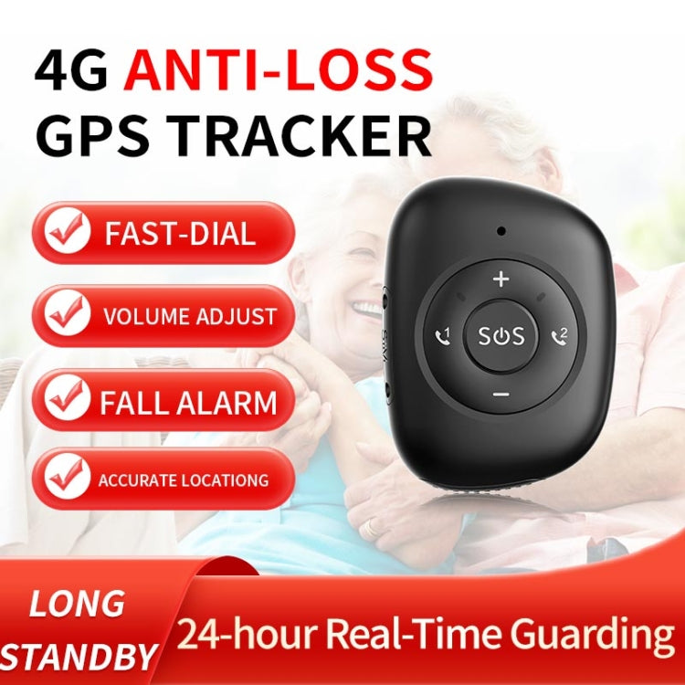 RF-V50 IP67 Waterproof 4G LTE 3G 2G GSM Elderly SOS Button Emergency Alarm GPS Tracker(Black) - In Car by buy2fix | Online Shopping UK | buy2fix