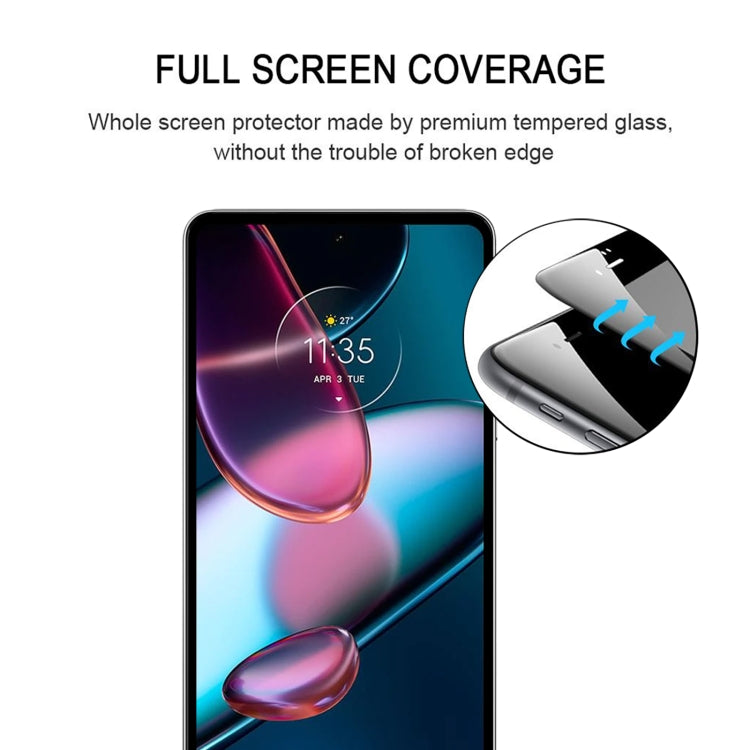 For Motorola Edge 30 Pro 5G/Edge+ 5G UW/Edge 2022 25 PCS Full Glue Full Screen Tempered Glass Film - Motorola Tempered Glass by buy2fix | Online Shopping UK | buy2fix