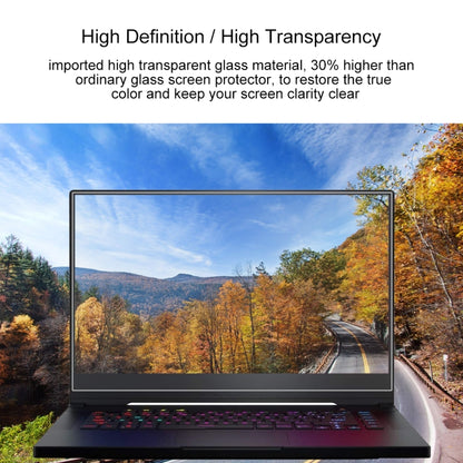 For ASUS ROG Strix Hero II 15.6 inch Laptop Screen HD Tempered Glass Protective Film - Computer & Networking by buy2fix | Online Shopping UK | buy2fix