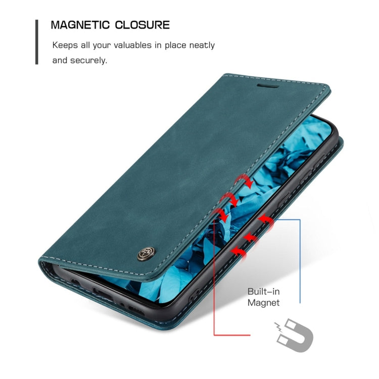 For Galaxy M31 CaseMe-013 Multifunctional Horizontal Flip Leather Case with Card Slot & Holder & Wallet(Blue) - Galaxy Phone Cases by CaseMe | Online Shopping UK | buy2fix